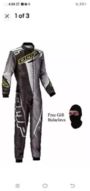 GO KART RACING SUIT WITH EMBRIODERY
