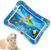 Cat Water Bed Play Mat | Dog Cooling Water Pad Toy | Puncture Proof Pet Cooling Mat for Exercise Activity Outdoor Indoor Garden Floor