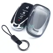Soft Thin Smart Car Key Fob Cover Keychain Ring Protective Case For Chevrolet
