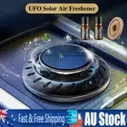 Solar Powered Car Air Fresheners Rotating Car Fragrance Diffusers Essential Oils