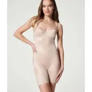 NWT SPANX SPANXshape Suit Your Fancy Strapless Cupped Mid-Thigh Bodysuit XL