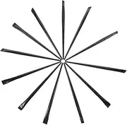 IWOWHERO Skin-Friendly Makeup Brush Set 12 pcs Angled Brow Brush Eyeliner Brush Multipurpose for Home and Beauty Salons