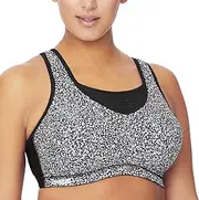 [Glamorise] Womens Camisole Sport Bra Camisole Sport Bra Sports Bra - Black