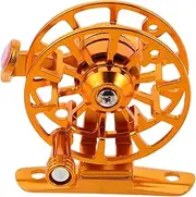 DECOMELODY Versatile Metal Fishing Line Spooler Reel with Integrated Middle Through Wheel Design for Smooth Control Freshwater Saltwater Fishing Durable Reliable for Enthusiasts Professionals