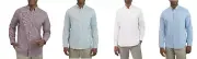 Ben Sherman Men's Oxford Long Sleeve Button Up Shirt