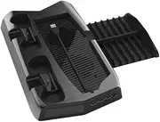 JSEIAJB for PS5 Charging Stand Base with Cooling Fan and 3 Port Controller Charger Storage Tray Bracket