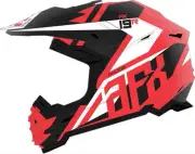 AFX FX-19R Graphics MX Offroad Helmet Matte FER Red LG