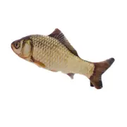 2 Pcs Simulation Fish Toy Funny Cat Toy Fish Stuff Scratching Post Board Toy, Middle Size: 40.0 x 13.5 x 9.0cm