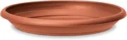 Scheurich Untersetzer aus Kunststoff, Terracotta, 37 cm Durchmesser, 5,5 cm hoch Coaster, Ø