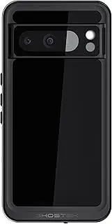 Ghostek Nautical Slim Google Pixel 8 Pro Waterproof Case - Built-in Screen Protector and Camera Protector, Compatible with Wireless Charging (6.7 Inch, Black)