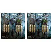 2x Formula Sports Twin Arrows 21g Brass Barrel Darts Set Tempered Steel Points