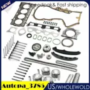 Engine Pistons Overhaul Rebuild Kit & Valves For VW AUDI CTHD CAVD 1.4TSI EA111