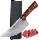 Chef Kitchen Knives Full Tang Butcher Knife Outdoor Meat Cleaver Japanese Style