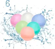 Reusable Water Balloons, Quick Fill Splash Balls for Summer Fun, Outdoor Toys fo