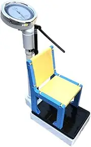 Bathroom Mechanical Scale Professional Height and Weight Scale Oversized Dial, A Health Detector with A Chair