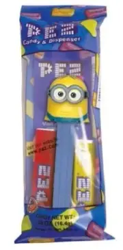PEZ MINION DAVE DESPICABLE ME FACTORY SEALED BAG NEW
