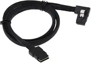 Internal Mini SAS (SFF-8087) 36-Pin Right Angle Male to Internal Mini SAS (SFF-8087) 36Pin Male Cable, 0.7 Meter HDD Cord