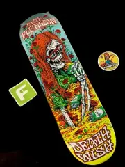 RARE Erik Ellington Deathwish Grateful Dead Skeleton Skateboard Deck Pro Rider