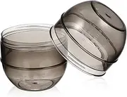 Hair Dyeing Shaker Bowl Double Scale Cup for Easy Mixing Non-Slip Sturdy Plastic for DIY Hair Coloring
