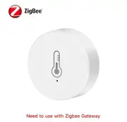 2xTuya Smart ZigBee Temperature And Humidity Sensor Battery Powered Indoor Mini