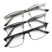 Design Optics Foster Grant Lyden Semi-Rimless Reading 3 Pack- Glasses +1.25 M60E