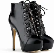 [Generic] Platform Stiletto High Heel Pumps Women's Shoes Heels Closed Pointed Toe Heels Casual Boots Pumps Ladies Party Wedding Pumps Shoes