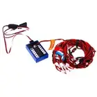 12 Ultra LED Flashing Bright Light Kit for 1/10 1/8 RC Drift HSP TAMIYA RC Car