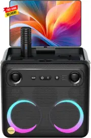 Smart Karaoke Machine for Adults - with Lyrics Display, 64GB Karaoke Tablet, 2 W