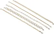 [KALLORY] Summer Essential Diy Hat Chain 5pcs Baseball Cap Chain Women Men Trucker Hat Charms Retro Ethnic Decorative Chain for h