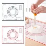 Silicone Large Non Stick Sheet Dough Fondant Rolling Mat Baking Pastry Icing