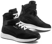 Stylmartin Audax waterproof Motorcycle Shoes, black-white, Size 40 for Men Black White