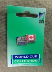 #D320. 2003 RUGBY UNION WORLD CUP PIN / BADGE - CANADA