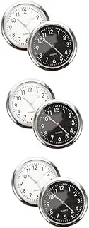 iplusmile 3sets Car Clock Automobile Clock Dash Clock for Accessories for Interior Car Decor Pendant Clocks Stick on Clock Car Digital Clock 2pcs*3