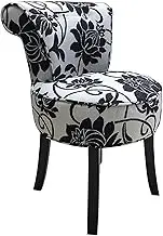 Footstool Dressing Table Makeup Benches Velvet Makeup Benches with high Back upholstered Lounge Makeup Makeup Chair with Fan Back Baroque Piano Stool upholstered high