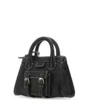 1690 New CHLOE Edith Mini Bag,ITALY,Satchel,Purse,Shoulder,Buffalo Leather,NWT
