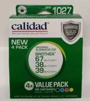 Calidad Ink Cartridges Brother 1027 For LC-67 38 39 Blk Cyan Magenta Brand New