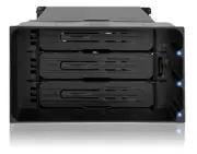 Icydock MB830SP-B FlexDock Tray-less 3 Bay Removable 3.5" SATA/SAS Hard Drive