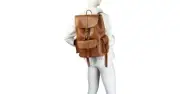 Aldo Mornago Chestnut Brown Backpack New