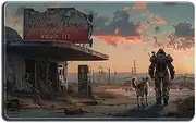 Welcome Home Vault 111 Custom Art Card Game Playmat - Compatible with MTG's Fallout Commander Decks - for Commander and other Trading Card Games