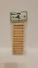 Darice, Craft Mini Natural Picket Fence, 18" x 2" Doll House Picket Fence NOS