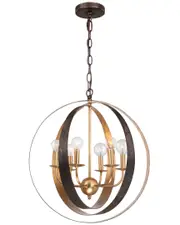Crystorama 6-Light Luna Fixture