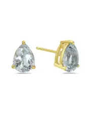 Forever Creations 14K 1.83 ct. tw. Aquamarine Earrings