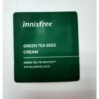 在飛比找蝦皮購物優惠-innisfree綠茶籽保濕面霜 試用包 1ml