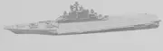 Carrier - Kiev - Russian - Axis and Allies - Naval Miniature - Victory at Sea