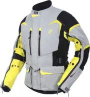 Rukka Rimo-R Motorcycle Textile Jacket, yellow-silver, Size 58 for Men Yellow Silver