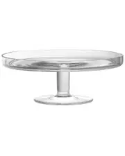 Barski Glass Handmade Footed Cake Plate Stand
