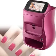 QLXYYFC Mobile Nail Printer Nail Art Painting Machine, with Touch Screen 3D Nail Printer for Wedding Studios, Fashion Stores, Beauty Salons