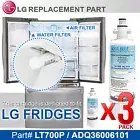 3 X Replacement filter for LG Fridge GF-SL730SL GRL218CSL GR-L218CSL
