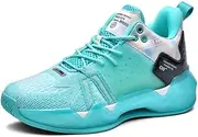 [BINQER] Men's High Top Basketball Shoes for Training Outdoor Anti Slip and Shock-Absorbing Running Shoes Basketball Boots