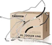 A-Premium Automatic Transmission Oil Cooler Line Hose Assembly Compatible with Jeep JK Series Wrangler 2012-2017, Wrangler JK 2018, fits with Standard Design, Oil Cooler Lines With OE Bypass Valve
